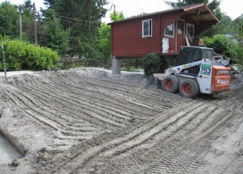 Bobcat Planierarbeiten