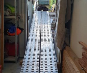 Alurampe 650cm + Transportraupe