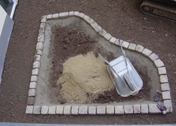Wiener Würfel Beeteinfassung
